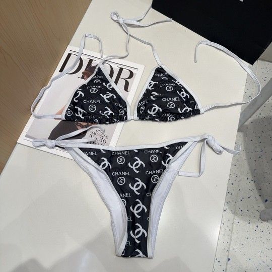Chanel new bikini swimsuit👙❤️😍🥰