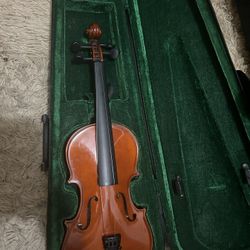 Vintage Violin (With Green Velvet Case)