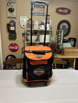 Harley Davidson Insulted Rolling Cooler Backpack 