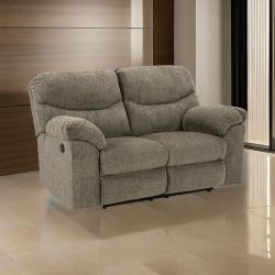 Alphons Putty Reclining Living Room Set Sofa And Loveseat 