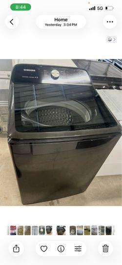 Samsung Gray Washing Machine
