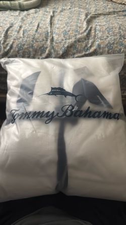 Tommy Bahama White Flannel Blanket