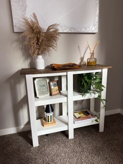 Modern farmhouse console table for sale