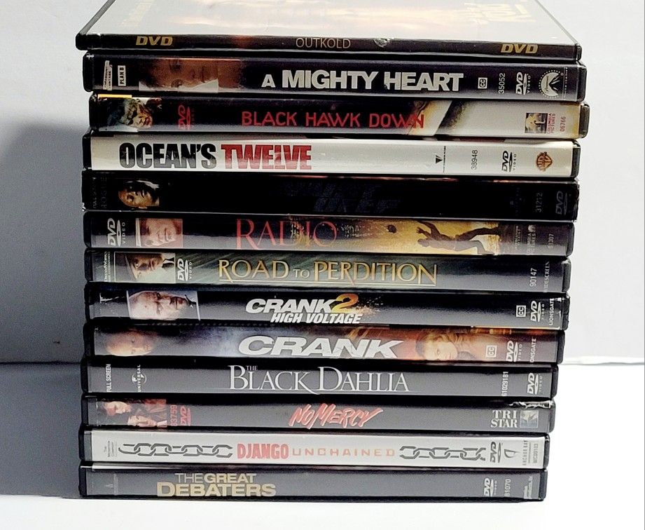 (Lot Of 13) Bundle Assorted DVDs Movies Titles Action/Dramas/Similar Genres In Good condition.
#1. Crank 2 : High Voltage. Jason Statham and Amy Smar