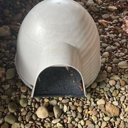 Pet Igloo Outside Kennel