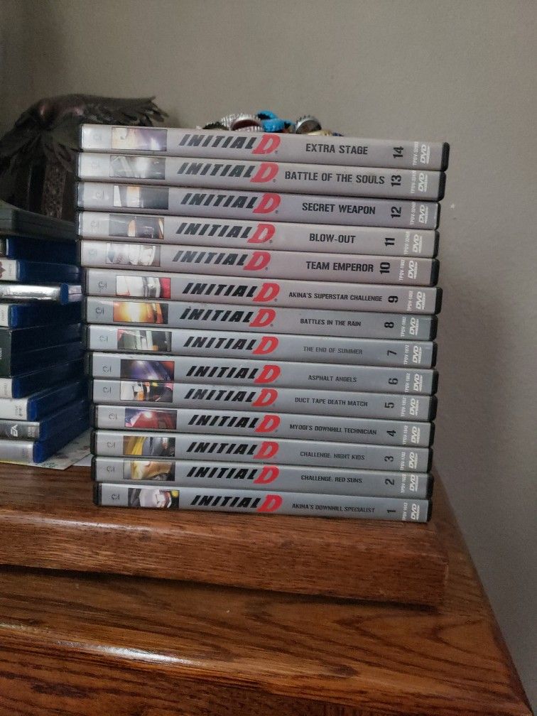 Dvd Initial D Complete First Season Set!!