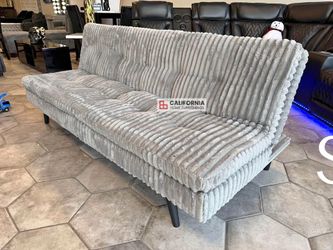 Pillow topTuffted Codrouy Futon sofa sleeper New , Beige , Gray , Black and dark brown colors avaialable