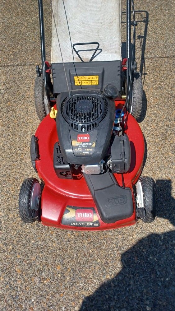 Self Propelled Toro Recycler 149cc Heavy Duty Toro Recycler With