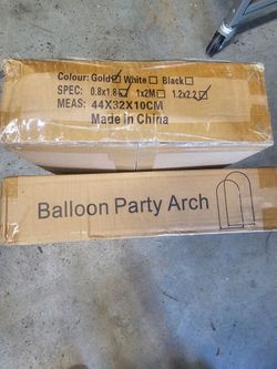 Balloon party arch
