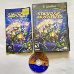 Starfox Adventures Nintendo GameCube 2002, Complete with Manual, Tested Working