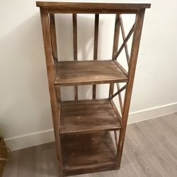 Rustic Wooden Shelving Unit