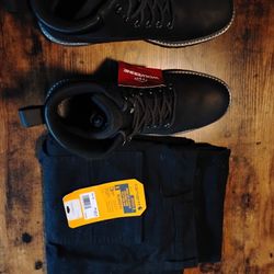 Wolverine Steel Toe Boots With Carhartt Pants