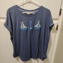 Brand New: Women's Sailboat & Anchor Shirt