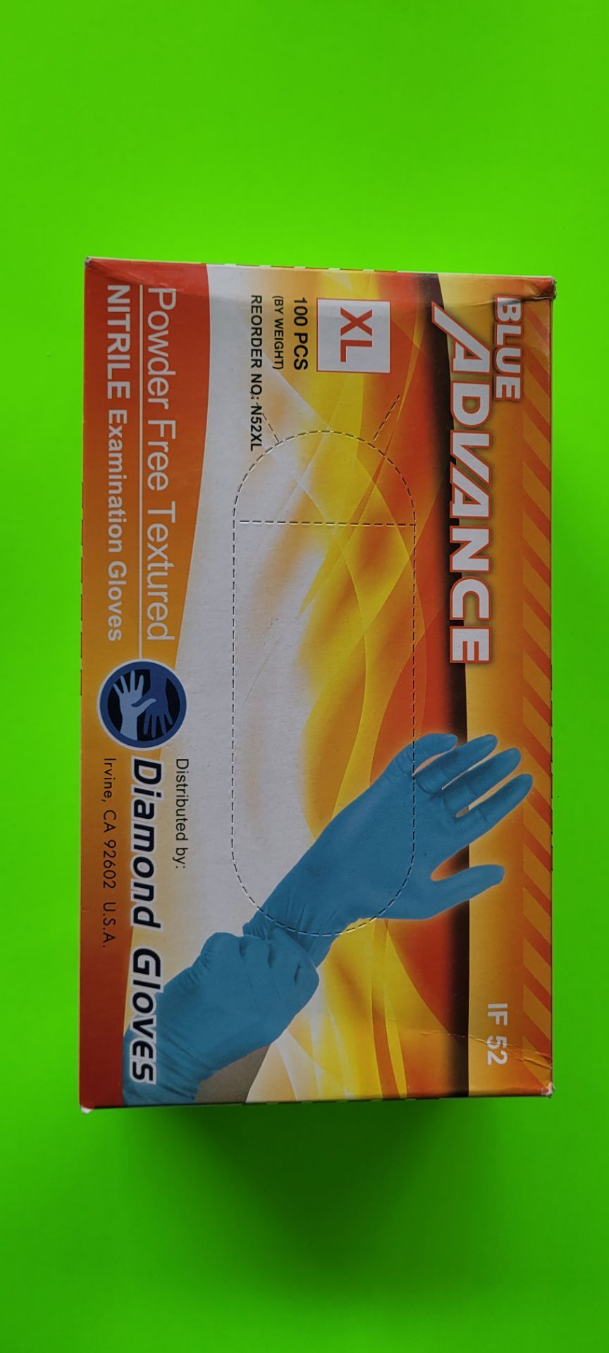 Strong 5 Mil Blue Nitrile Exam Gloves | 10 Boxes / 1000 Gloves | Powder-Free