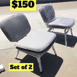 Brand New. Mid Century modern Accent Chairs. Set of 2 chairs for $150.