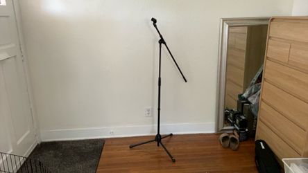 Proline Telescoping Boom Microphone Stand - Black