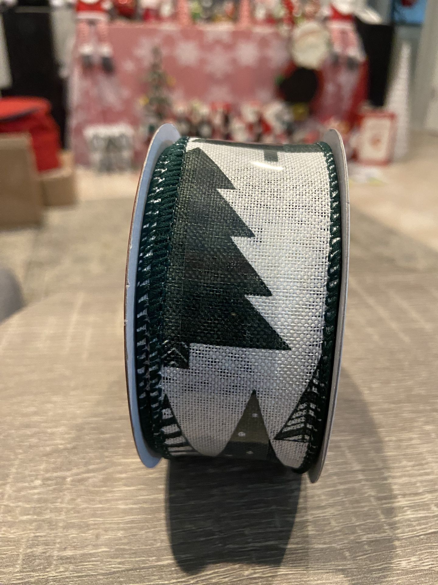 Christmas Trees Print Ribbon