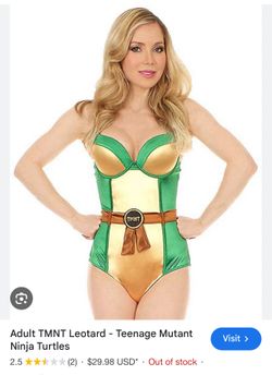 Sexy Halloween costume Ninja Turtle Bodysuit