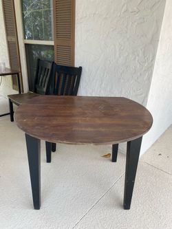 Real wood dining room table