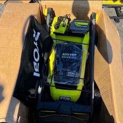 RYOBI 40V HP Brushless 20 in. Cordless Battery Walk Behind Push Mower with 6.0 Ah Battery and Charger