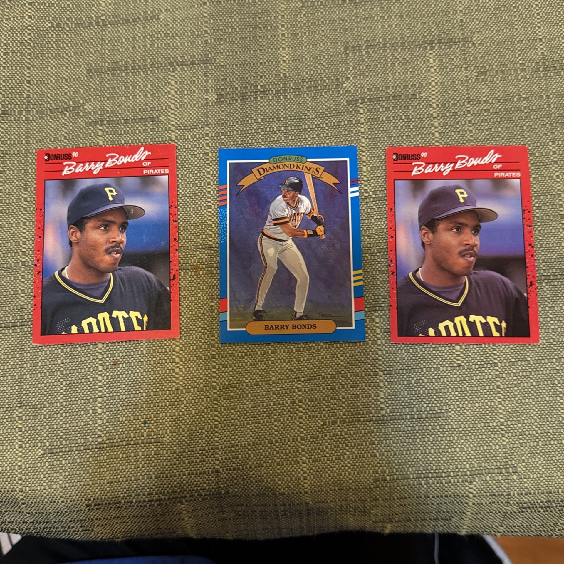 Exclusive Barry Bonds Baseball Cards Error Cards