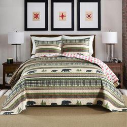 Bellahome 3 Piece Quilt Set
