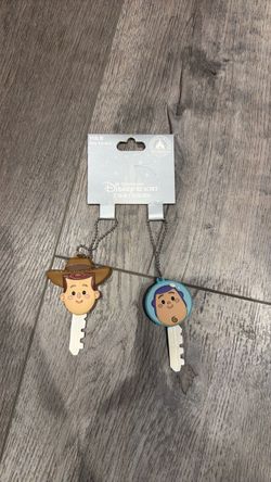 Rare Shanghai Disney Woody and Buzz key cover