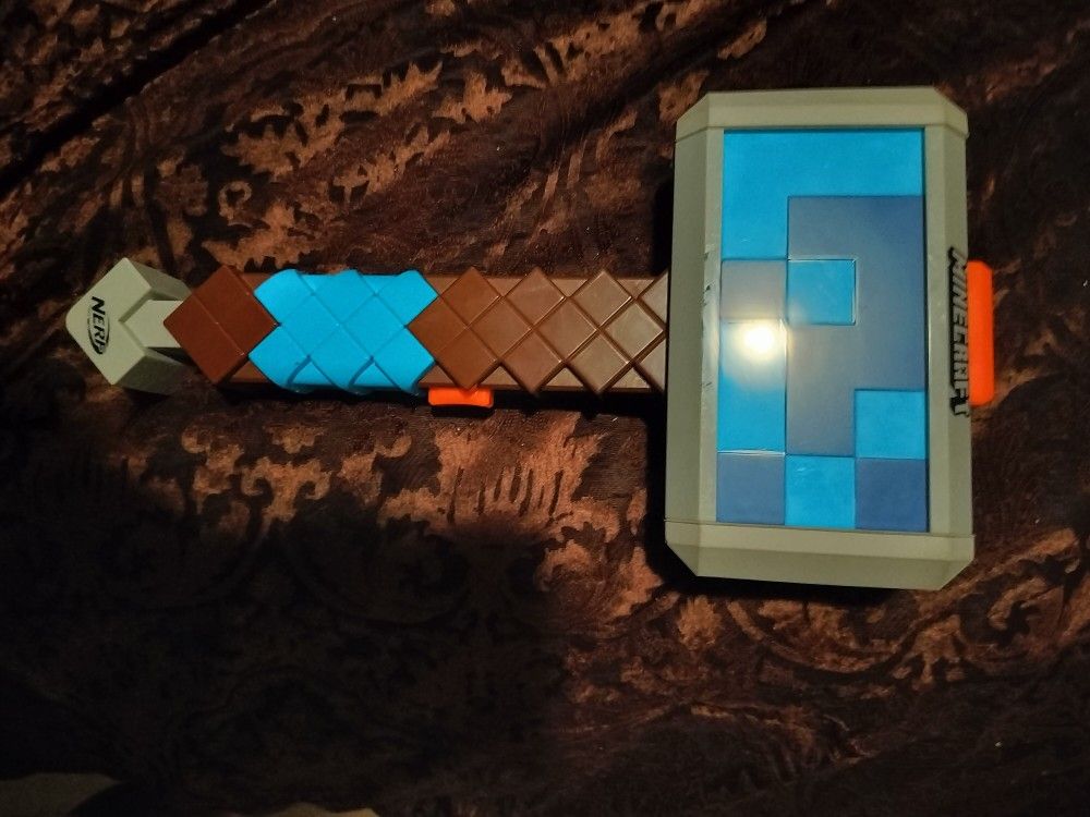 Minecraft Hammer Nerf Gun