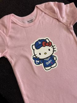 Hello Kitty Dodgers Onesie