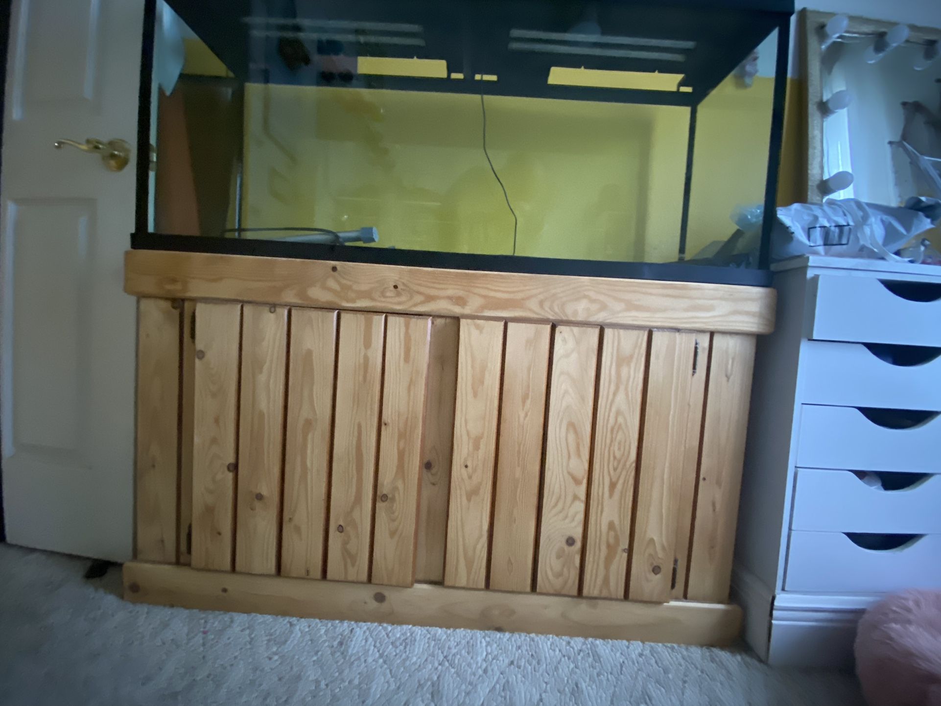 Complete 55 Gallon Aquarium Setup and Stand