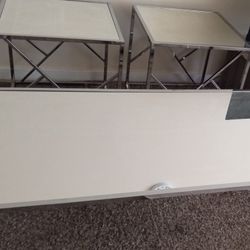 Mirror Coffee And End Table Set Like New Just Sitting In My Place 