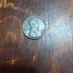 1943 D Steel Wheat Penny