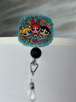 Powerpuff Girls Retractable Badge Reel