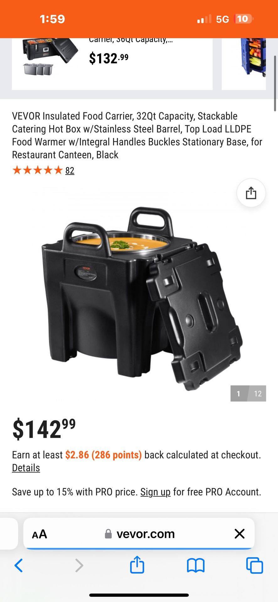 Insulated Soup Carrier