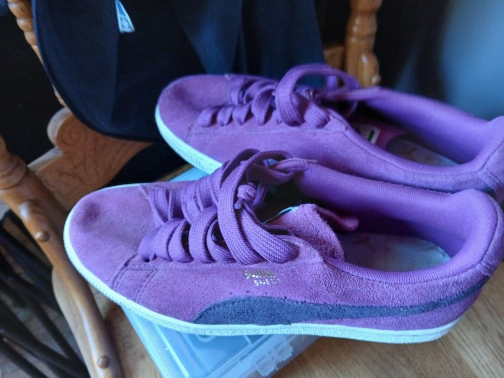 Purple Suede Shoes.