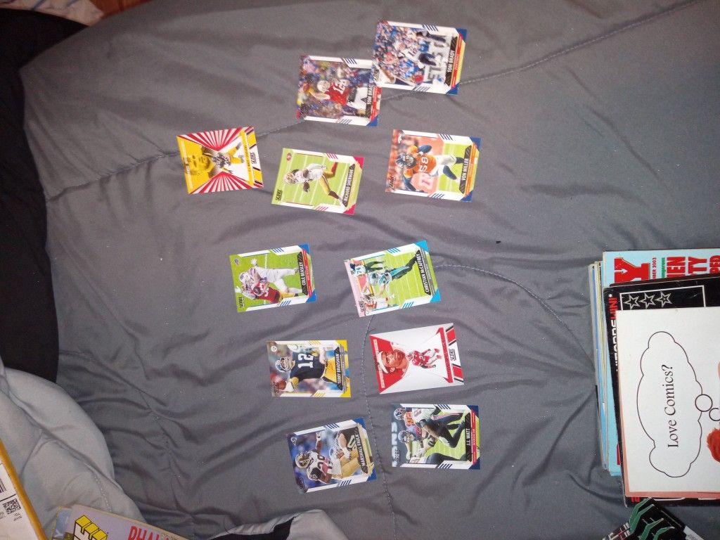 Football And Baseball Cards