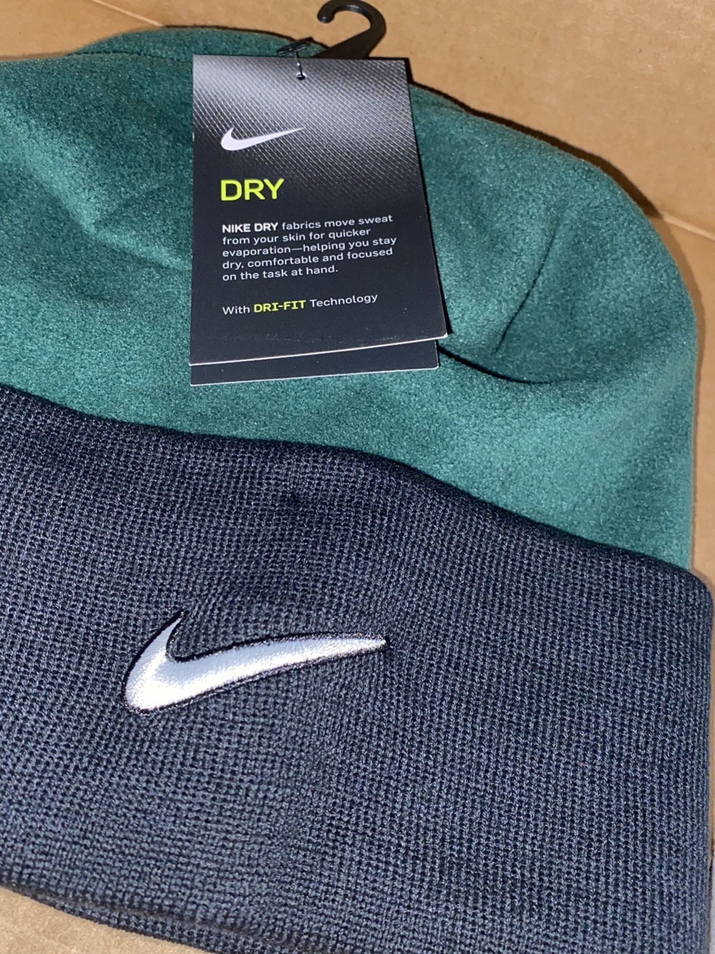 Nike Dri-fit Beanie Forest Green/ Black 