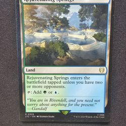 Rejuvenating Springs [The Lord Of The Rings]