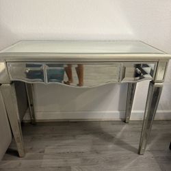 Mirrored makeup table, desk