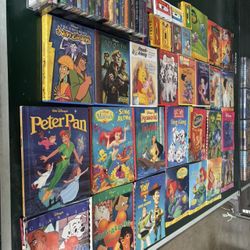Huge Vintage Disney Media Lot - 60+ Items: Sing-Along VHS, Read-Along Books & Cassettes, Karaoke CDs, Rare 90s/00s Titles