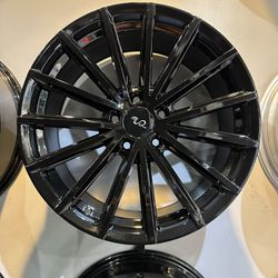 18" (5x114.3) Gloss Black Wheel/tire Sets On Sale‼️ Financing Available‼️