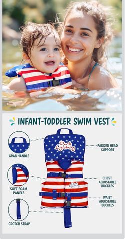 Life jacket for infant and toddler $20
