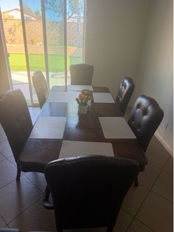 Table and 6 chairs for sale