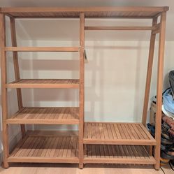 Teak Clothing Rack
