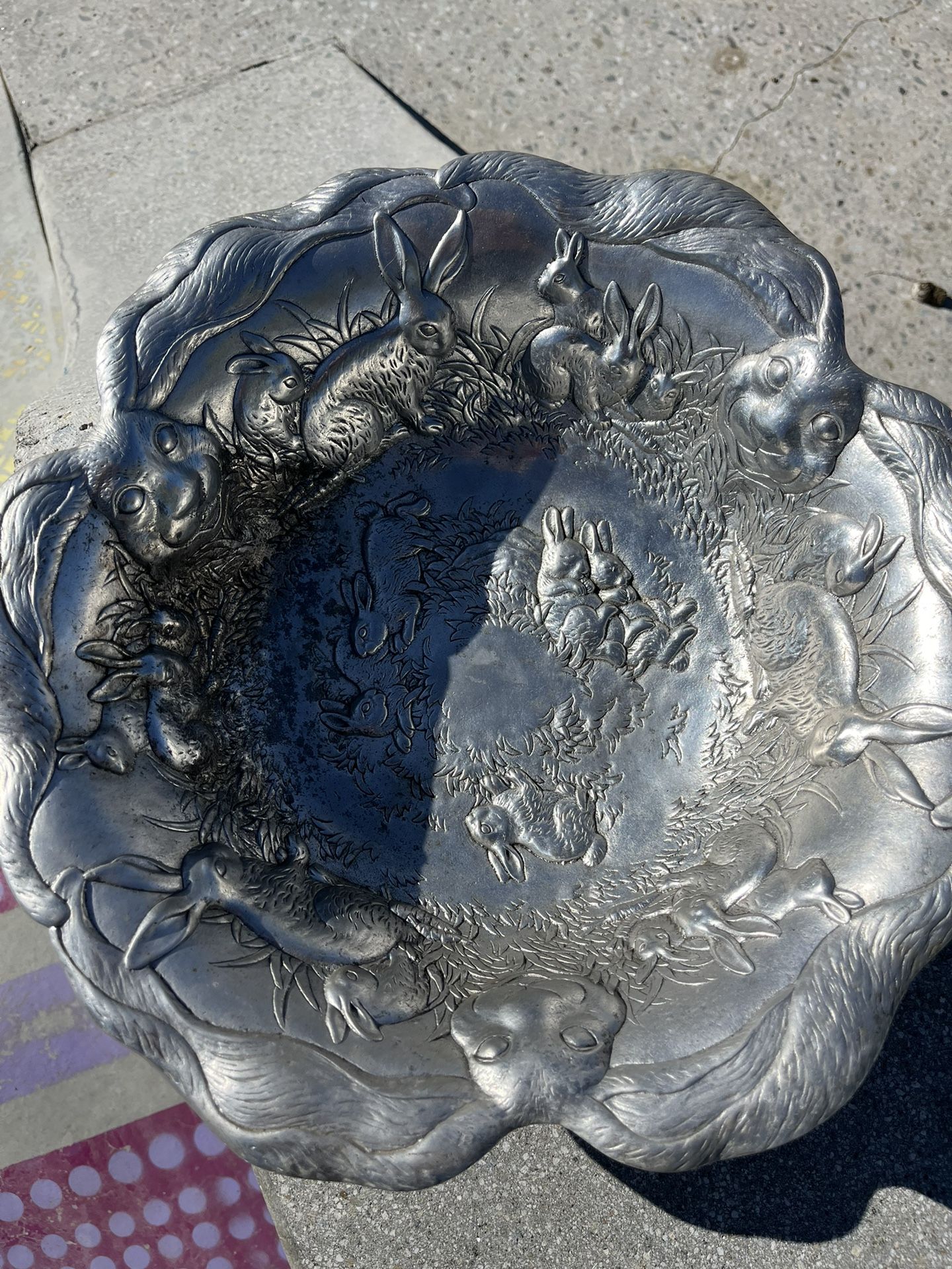 Arthur Court Bunny Rabbit Serving Bowl