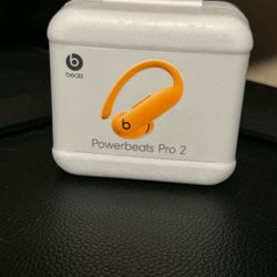 Sealed Box Beats Powerbeats Pro 2 True Wireless Active Noise Canceling Earbuds Electric Orange