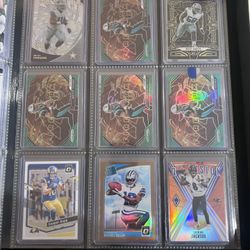 NFL Football CARD LOT 300 + Cards Rookie Legends Topps Panini Numbered Auto Bowman Upper Deck Leaf Select Rated Rookie Contenders 
