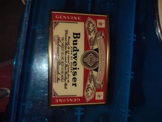 Budweiser collectible belt buckles