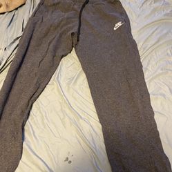 Grey Nike Men’s Joggers Size Medium