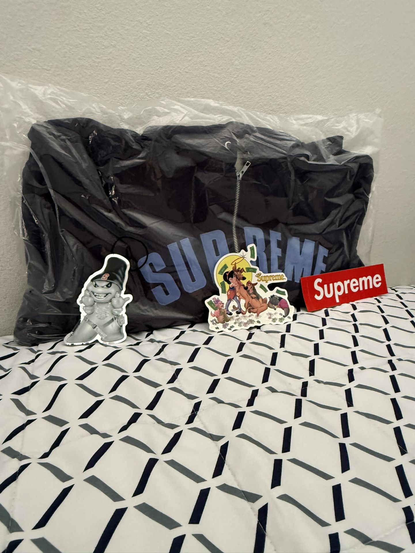 Supreme Arc Thermal Lined Zip Up Hooded Sweatshirt 'Navy'